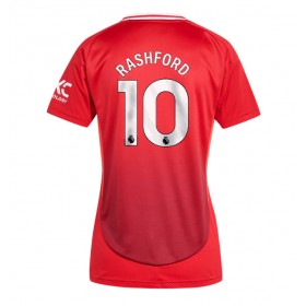 Manchester United Marcus Rashford #10 Hemmakläder Dam 2024-25 Kortärmad